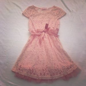 Pink Lace Dress